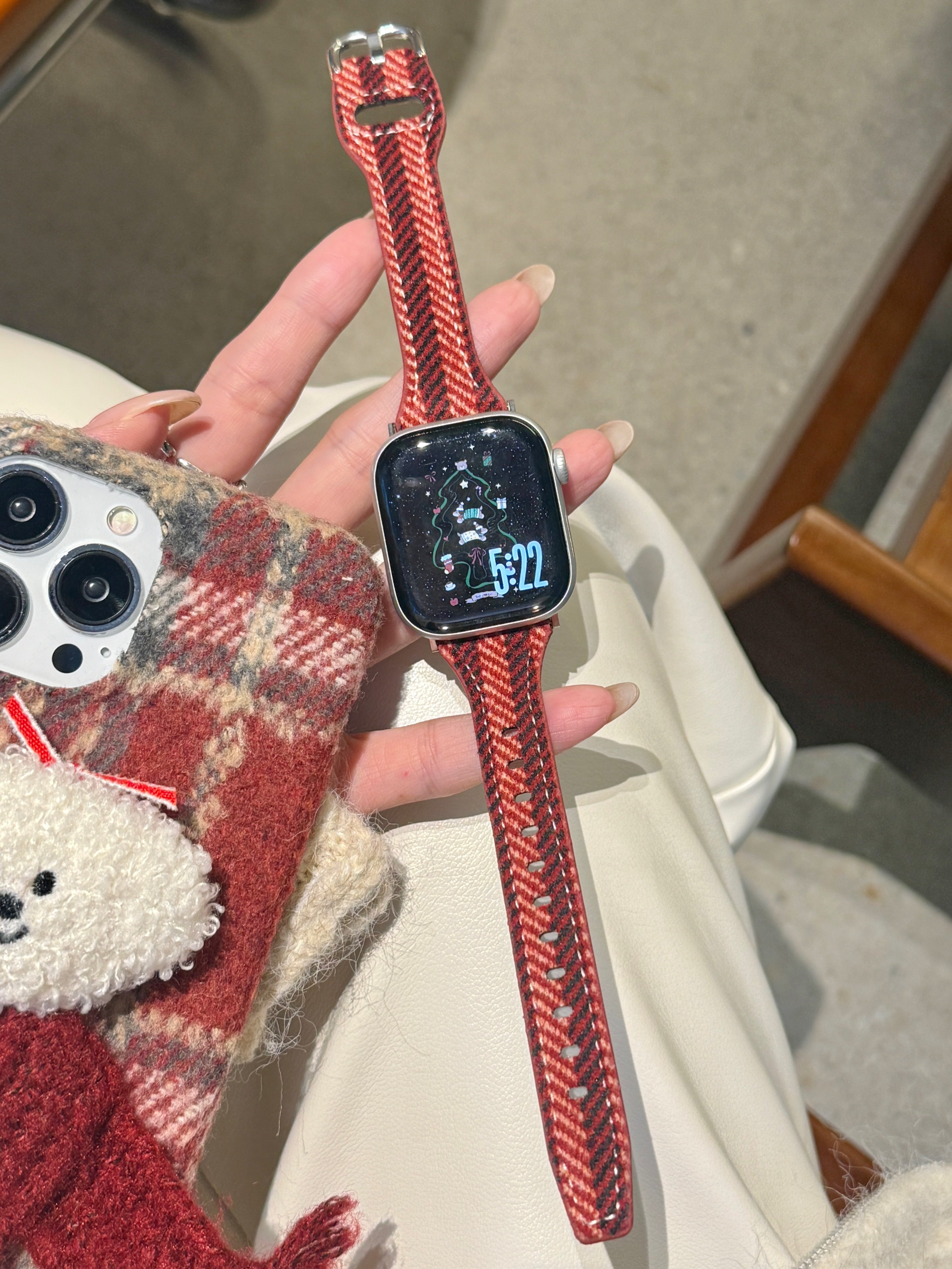 New Christmas Collection Woolen Watch Strap