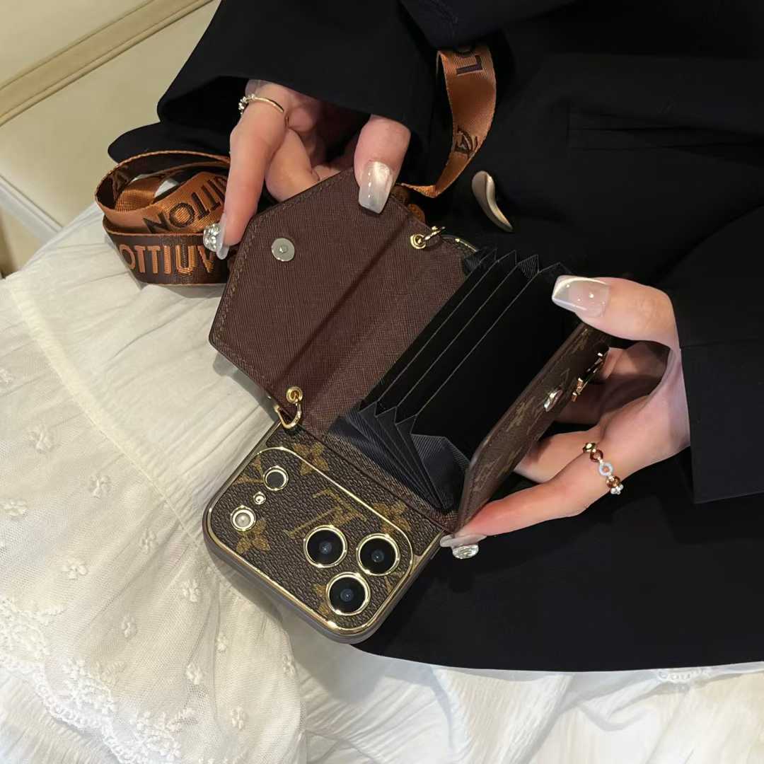 Luxury Card Holder Crossbody Phone Case
