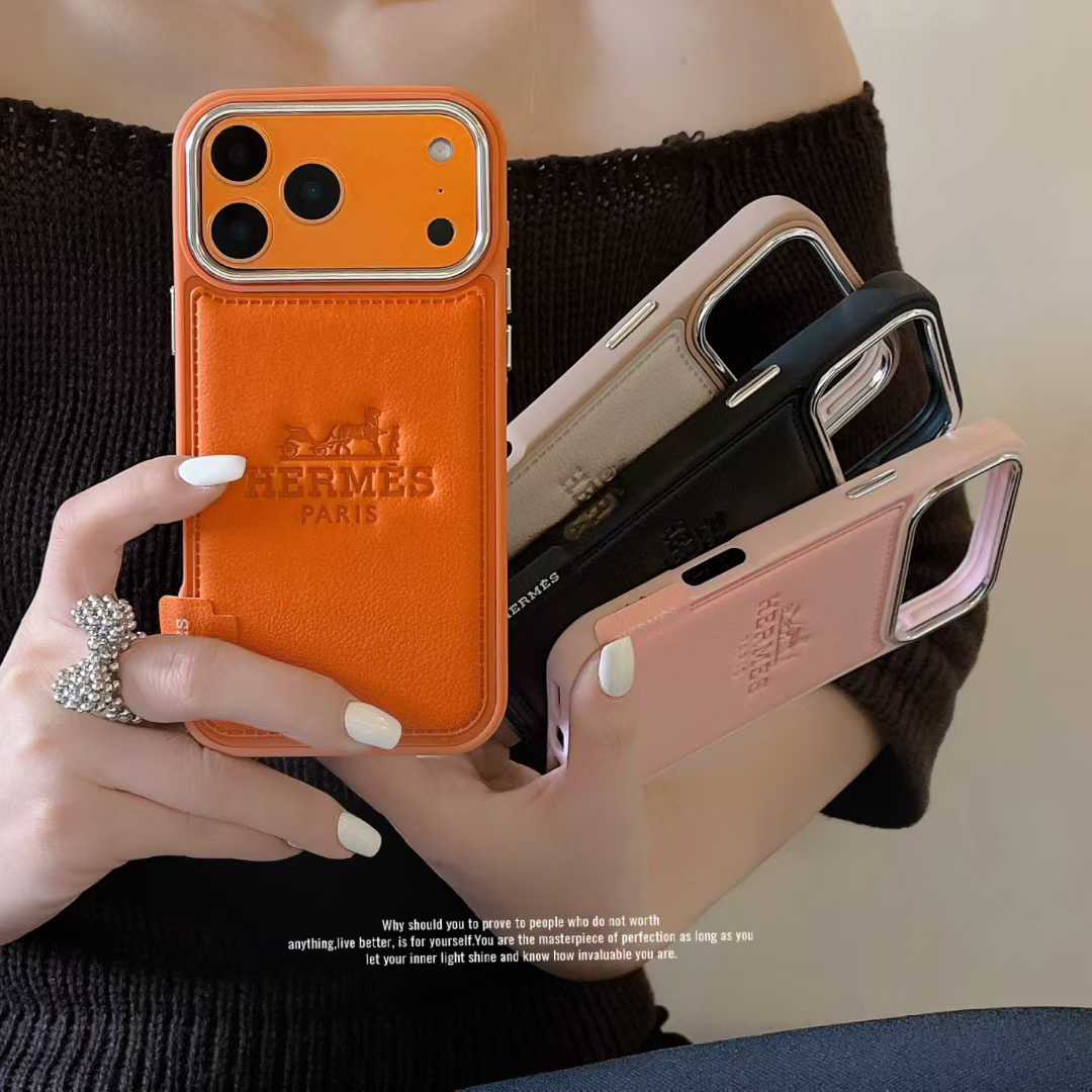 Leather phone case