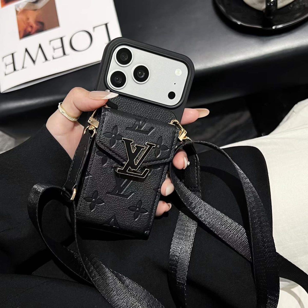 New Leather Crossbody Phone Case