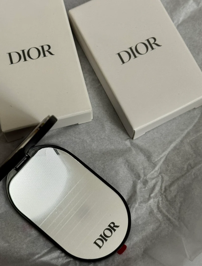 Makeup double-sided mirror phone holder
