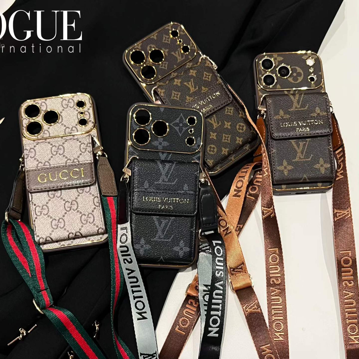 2026Luxury Card Holder Crossbody Phone Case