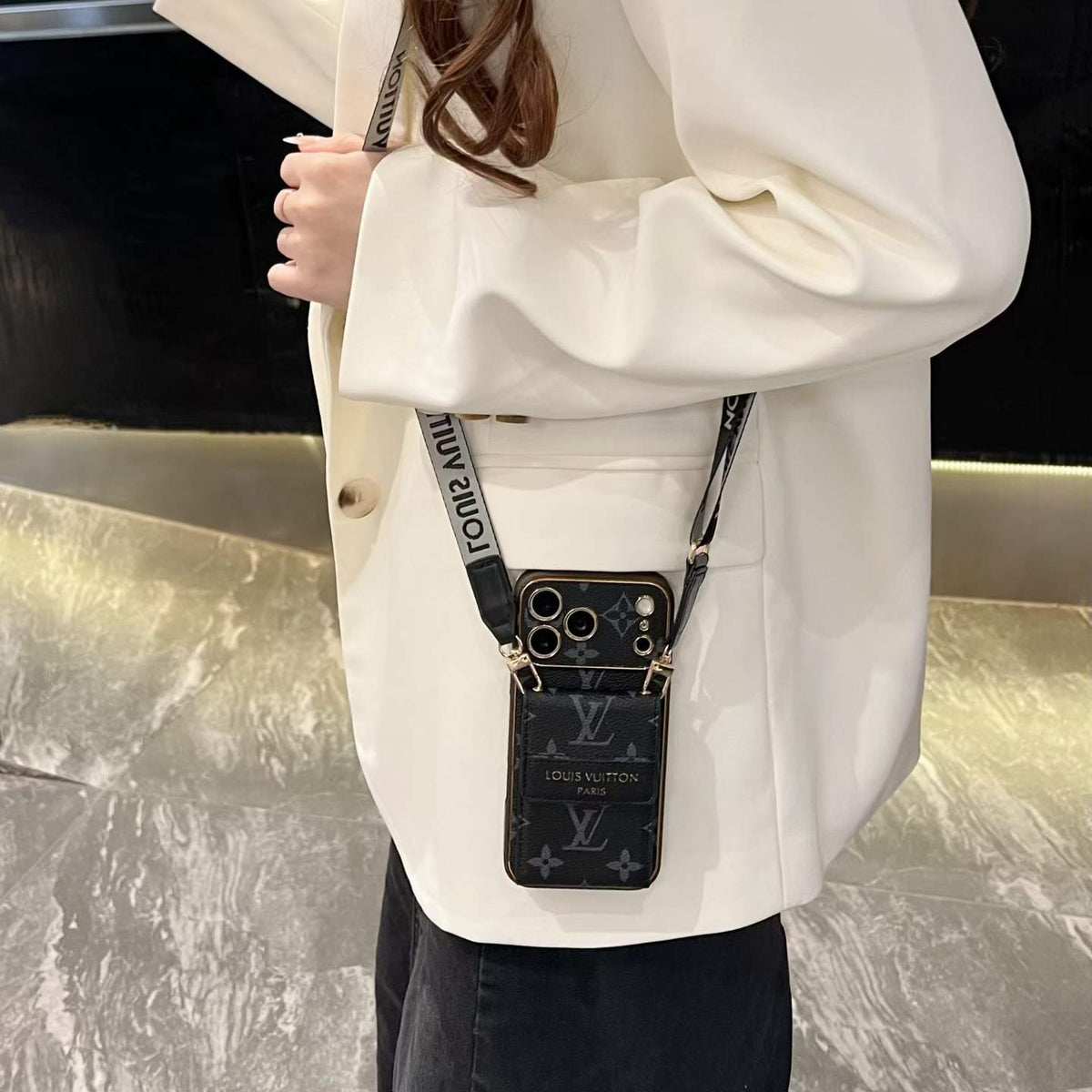 2026Luxury Card Holder Crossbody Phone Case