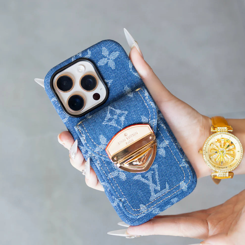Stylish Denim Luxe Phone Case