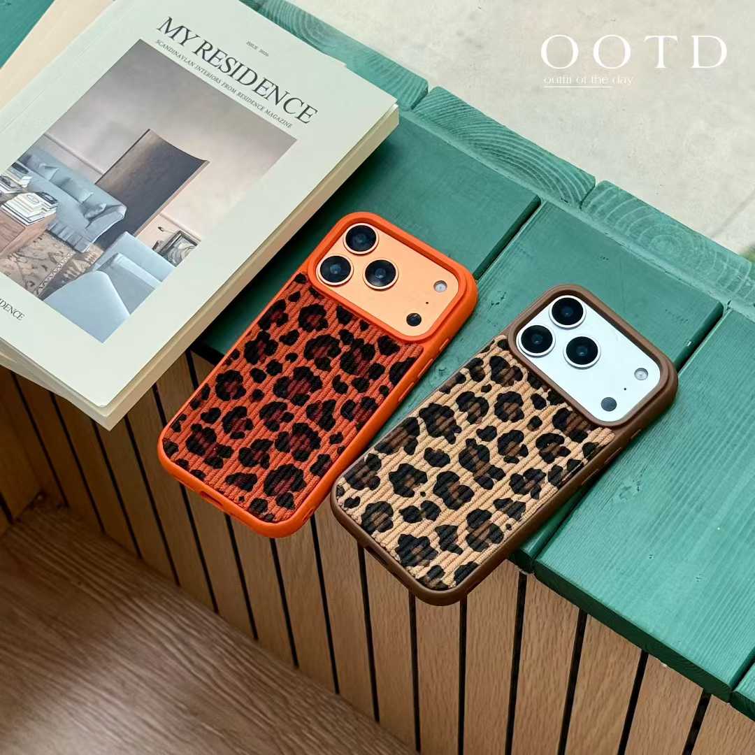 New leopard print phone case