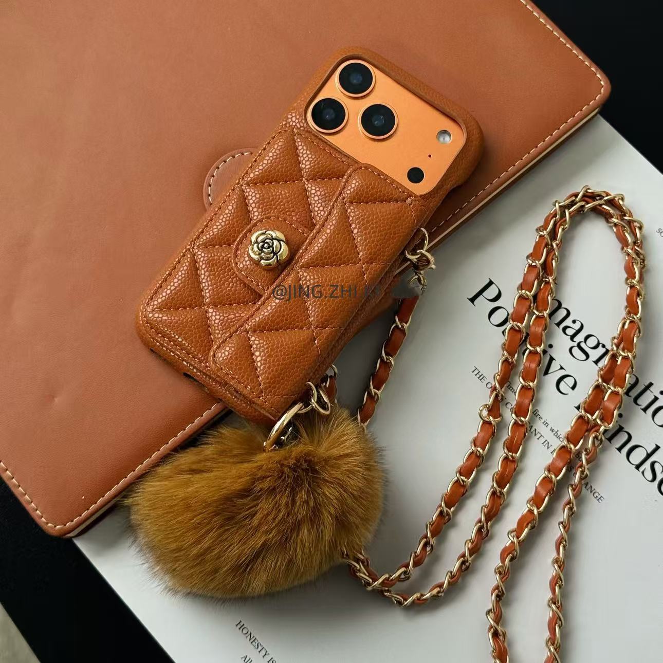 Caviar crossbody card holder phone case 2026