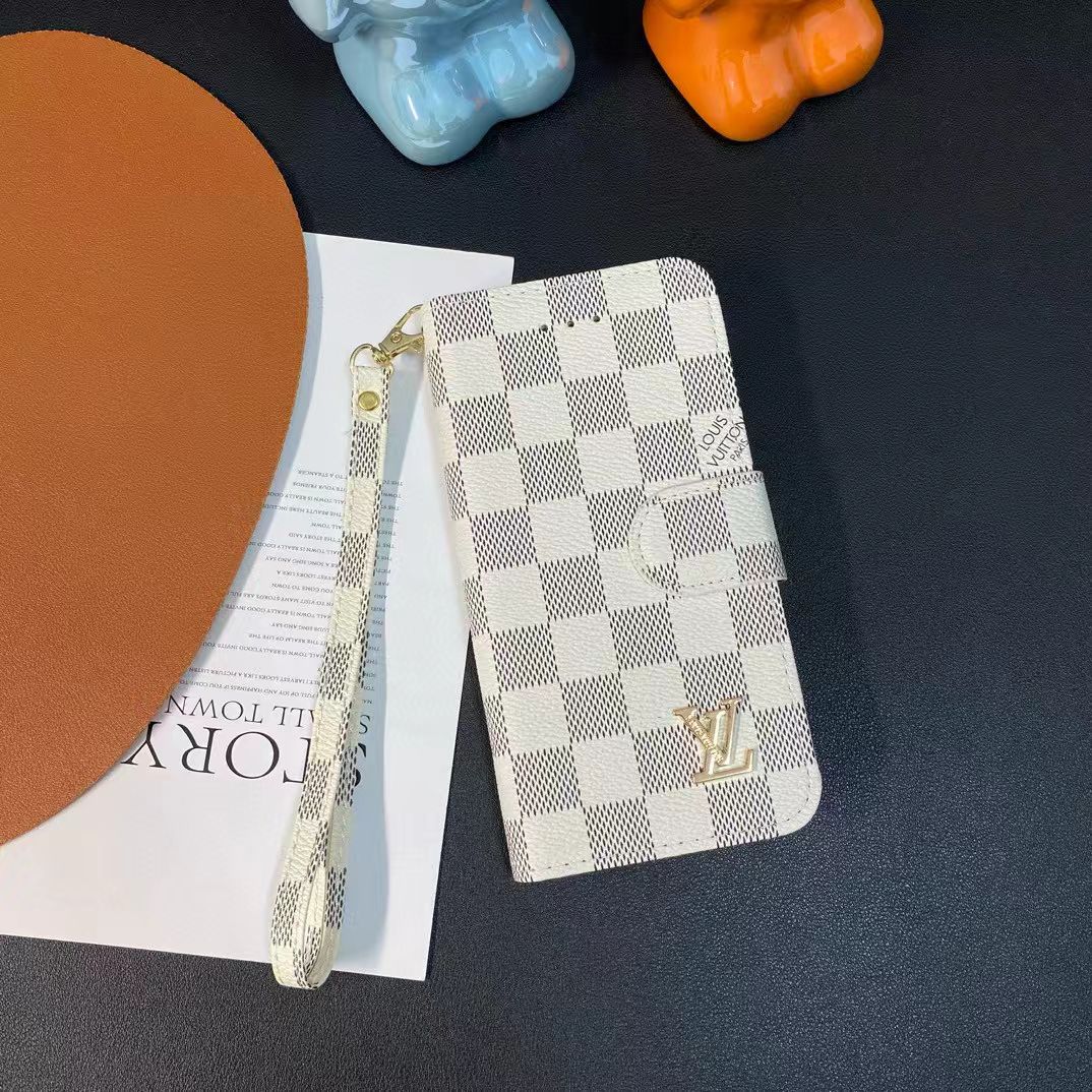 Flip-style leather phone case