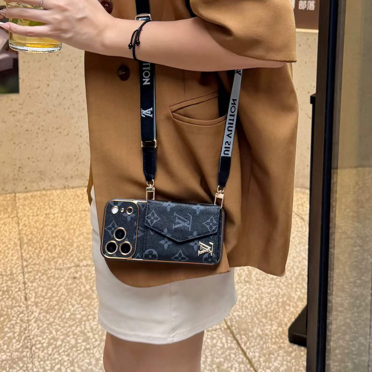 Luxury Card Holder Crossbody Phone Case