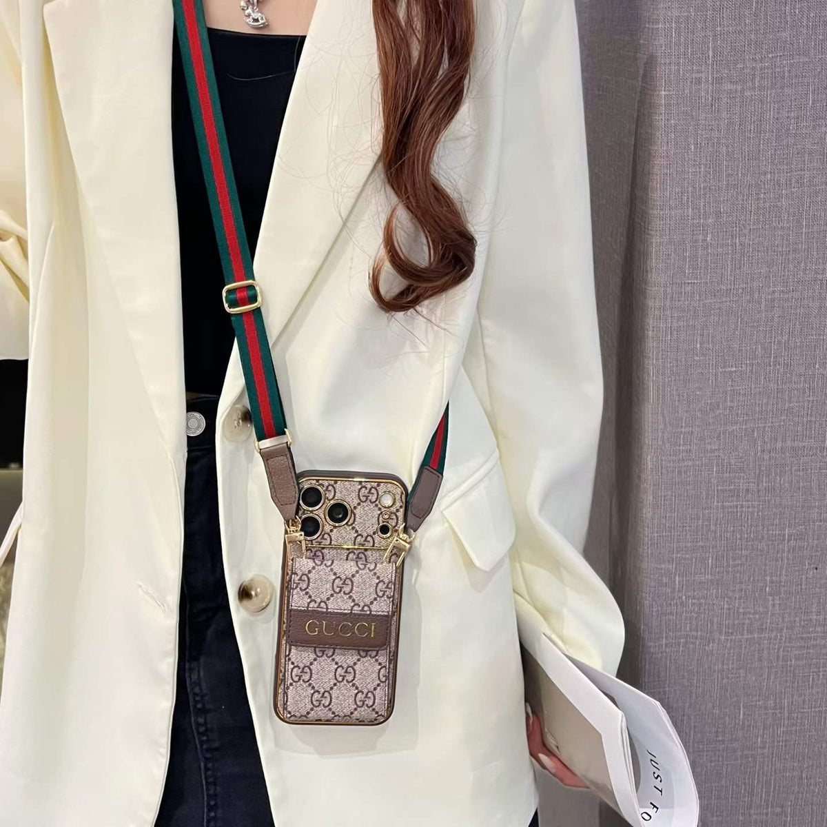 2026Luxury Card Holder Crossbody Phone Case