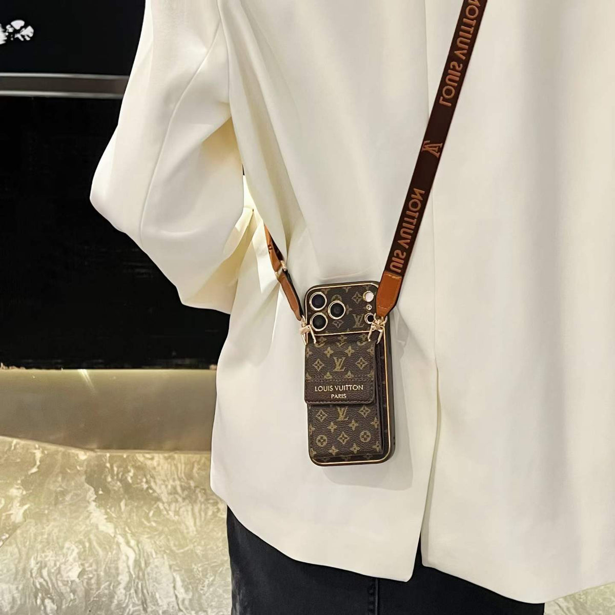2026Luxury Card Holder Crossbody Phone Case