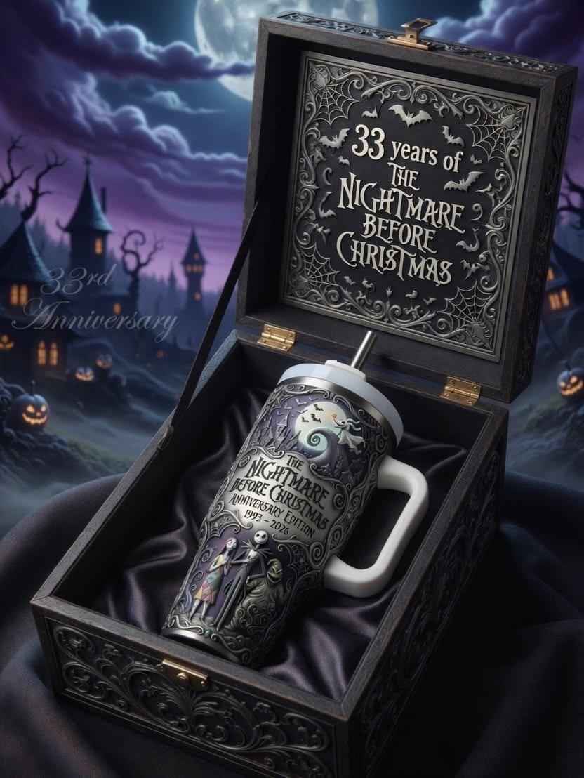 "The Nightmare Before Christmas" 33rd Anniversary Tumbler