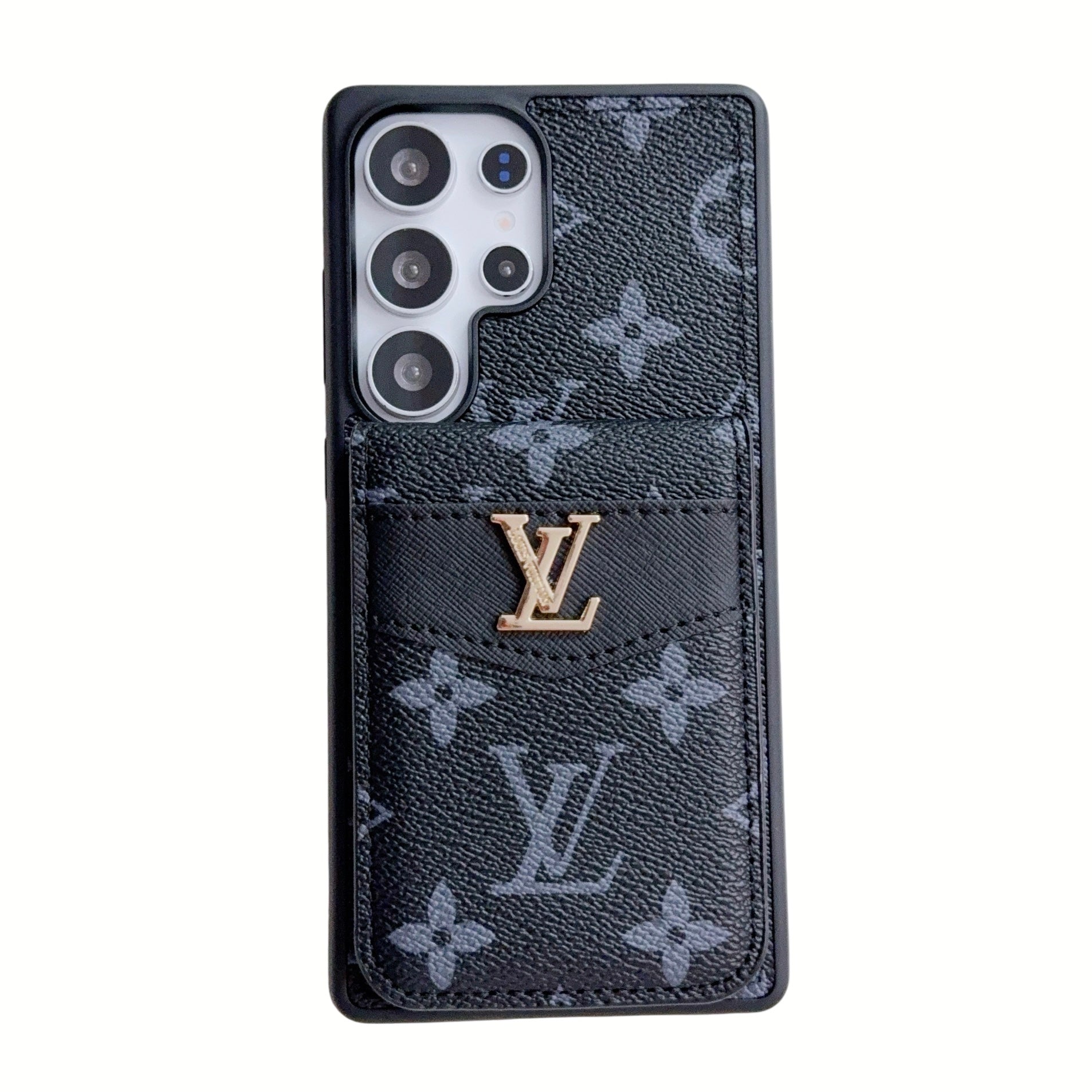LV BLACK MONOGRAM CARDHOLDER FULLY COVERED